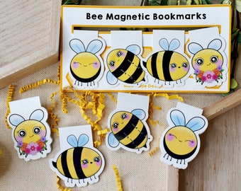 Bee Magnet Bookmarks | Set of 4 | Bee Collections