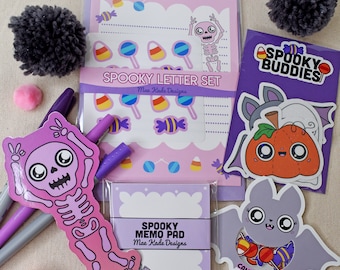Spooky Cute Bundle- Stationery Set- Halloween