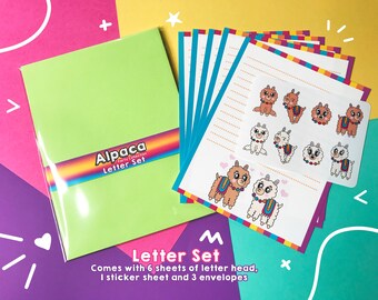 Alpaca Party Letter Set