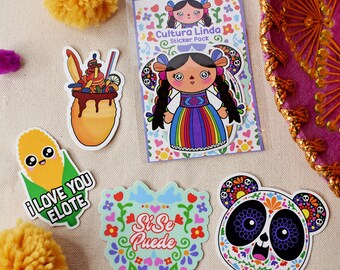 Cultura Linda Sticker Pack- Hispanic Culture