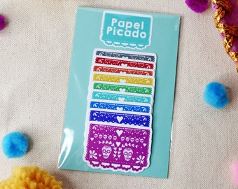 Papel Picado Sticker Pack (9 Stickers)