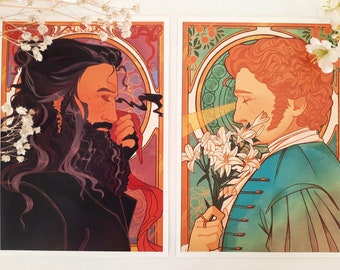 Nuestra bandera significa muerte / Co-Capitanes y primer oficial (Impresión A5)