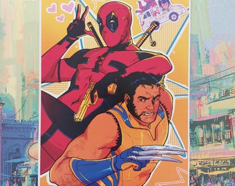 Deadpool y Wolverine / Impresión A5