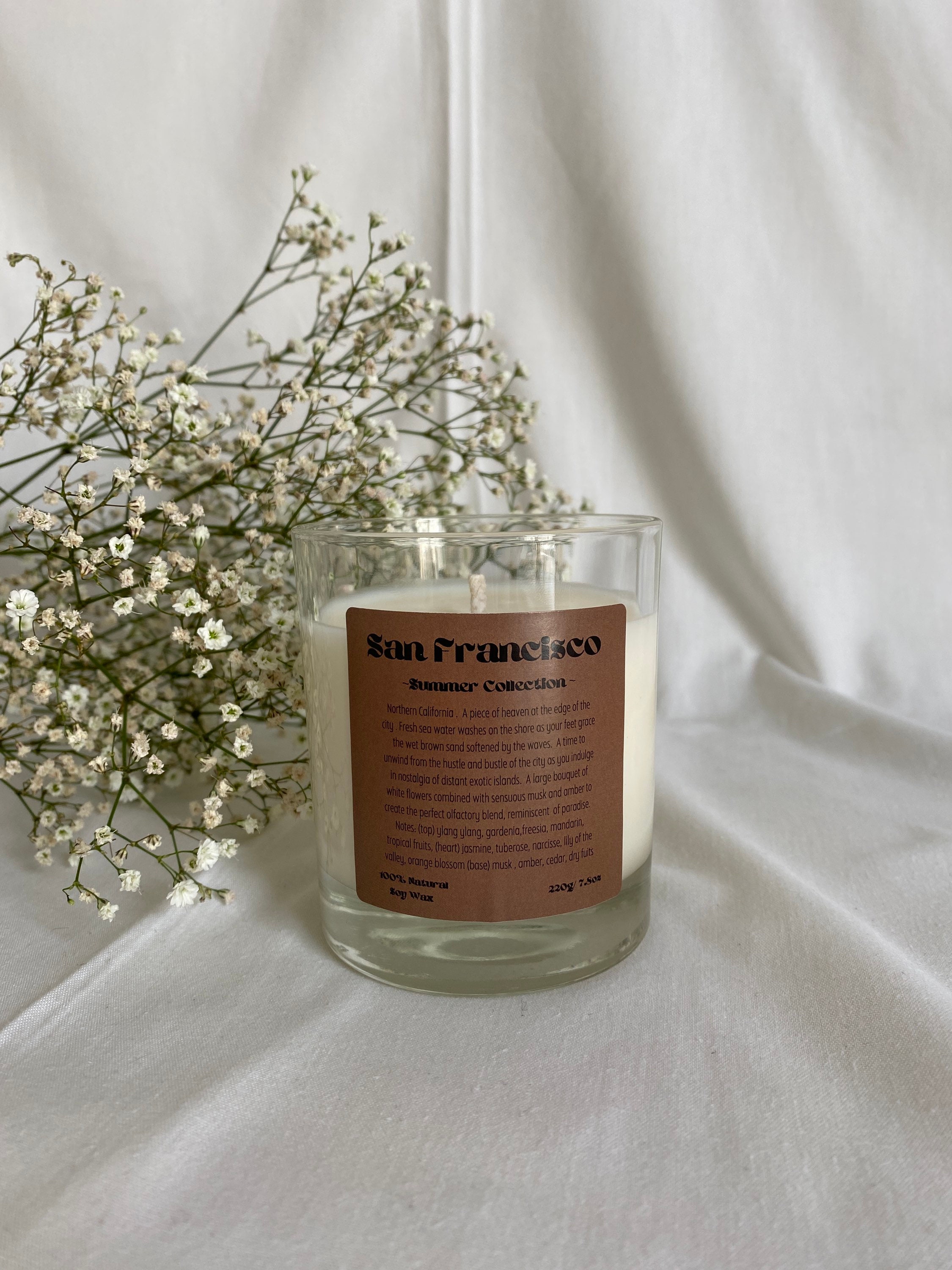 San Francisco Luxury Scented Candle / Container Soy Wax / Etsy