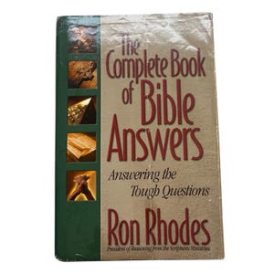 The Complete Book Of Bible Answers By Ron Rhodes 1997 Hardcover
