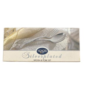 Honors Baby Silverplated Spoon & Fork Set