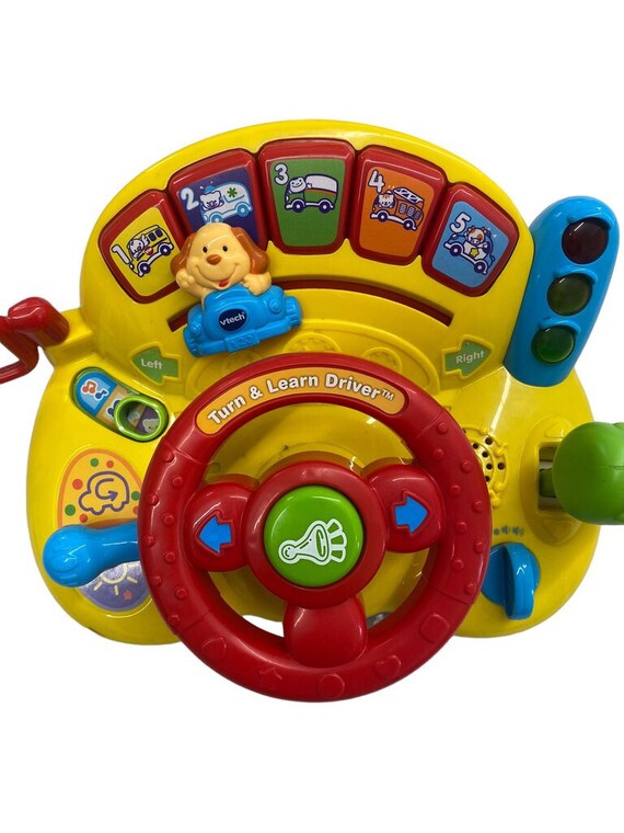 Toys Vtech Developmental Toys Turn Learn Driver Children s Kid Toy Etsy