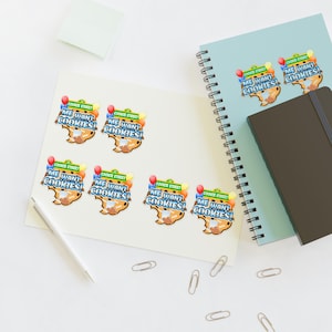 Playful Cookie-Themed Sticker Sheets | Cute Decor, Scrapbooking, Kids&#39; Crafts, Party Favors, Gift Tags, Creative Projects