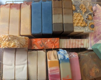 Unlabeled Bulk Soap Bars-Variety Pack Natural Handmade Soap