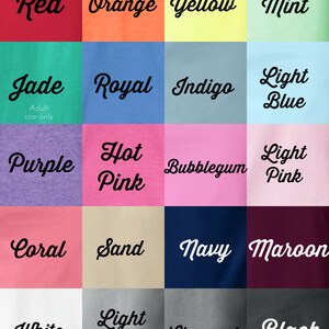 Custom Chenille Patch T-Shirts | Chenille Varsity Letter Patch Soft Tee | Varsity Letter Chenille Patch image 2