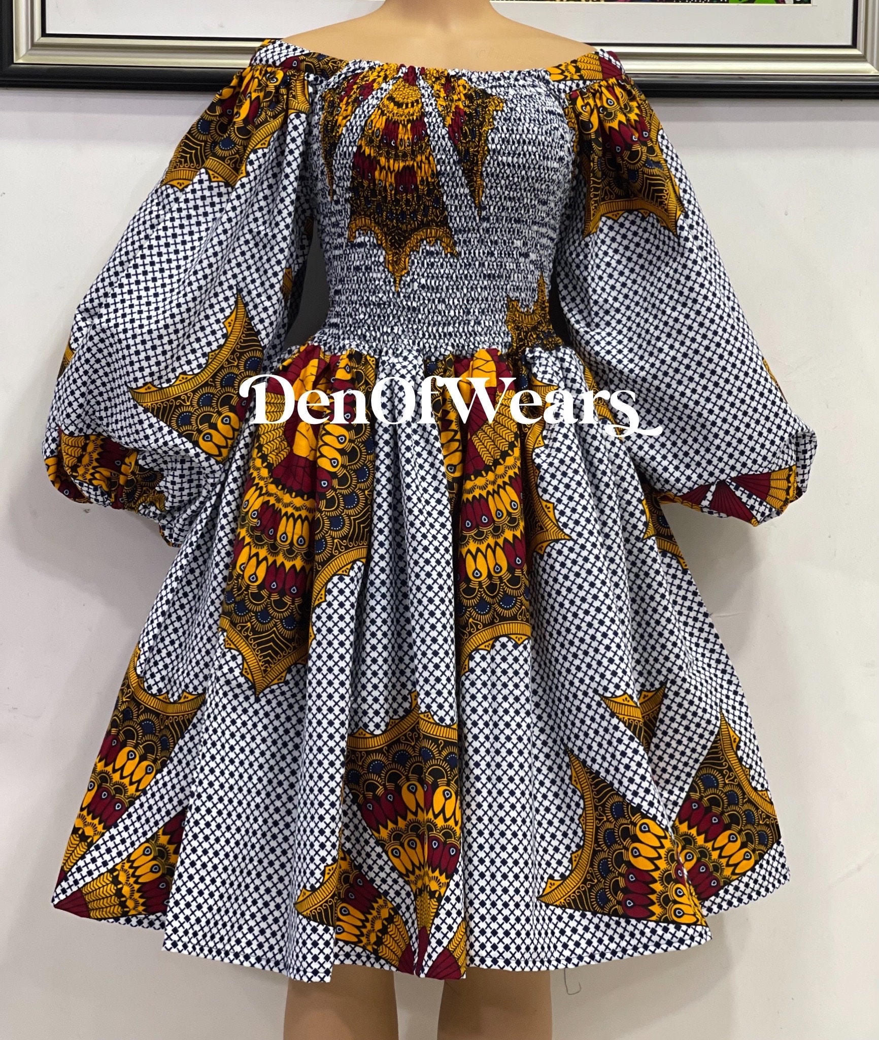 TRENDING ANKARA ELASTIC DRESS TO SET YOUR WEEKEND MOOD RIGHT