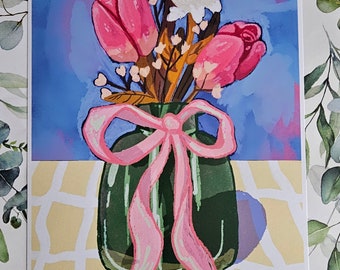 Vibrant Bouquet 8x10 Art Print