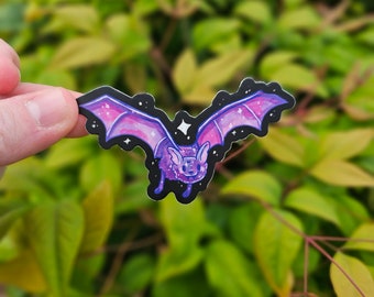 Galaxy Bat Waterproof Vinyl Sticker