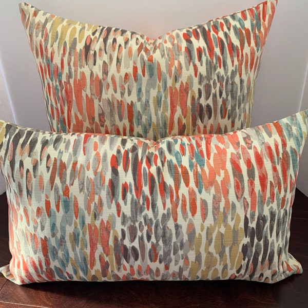 Multicolor Make it Rain Pillow Cover