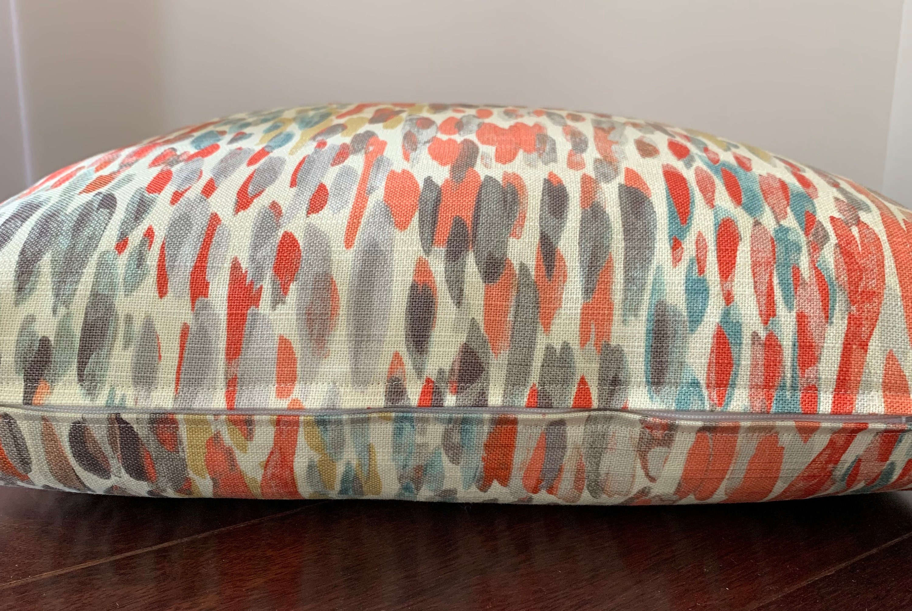 Multicolor Make It Rain Pillow Cover Etsy