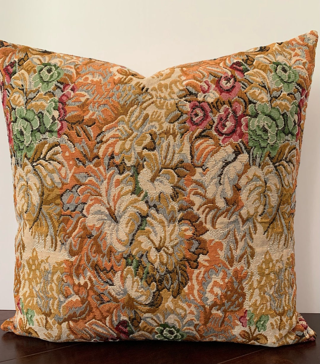 Tapestry Floral Pillow Covers Etsy