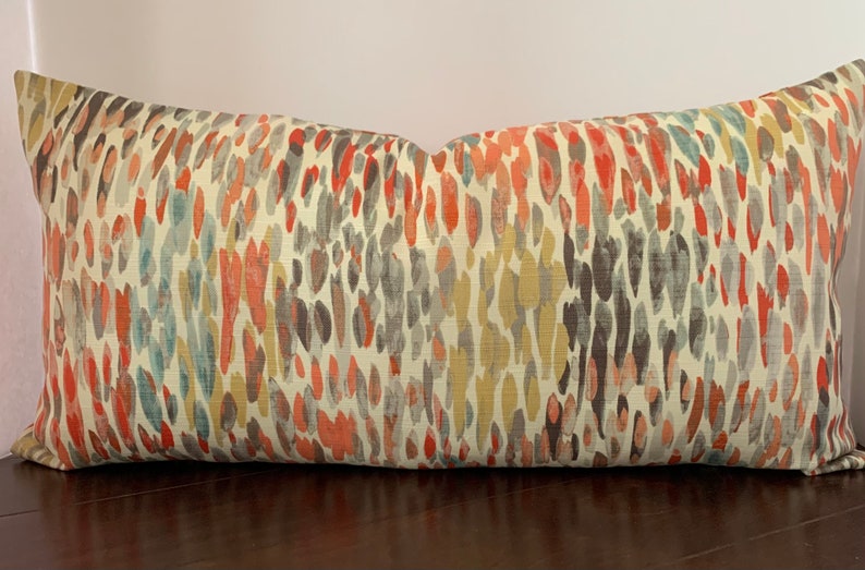 Multicolor Make It Rain Pillow Cover Etsy