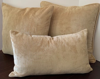 corduroy throw pillows