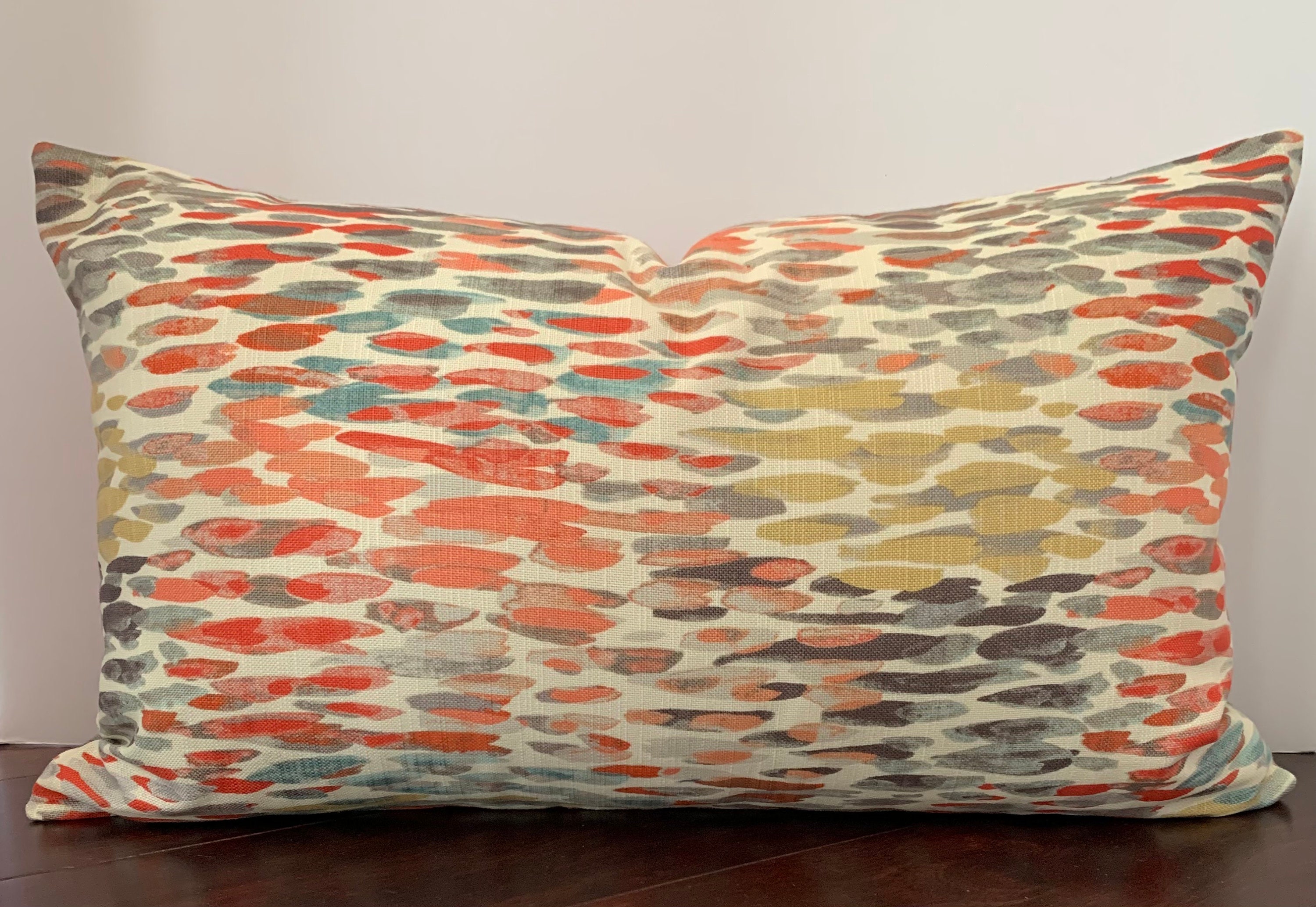 Multicolor Make It Rain Pillow Cover Etsy