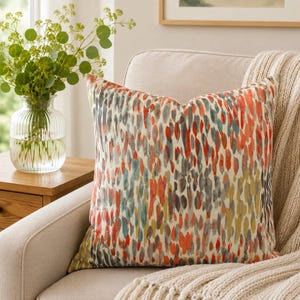 Multicolor Make it Rain Pillow Cover