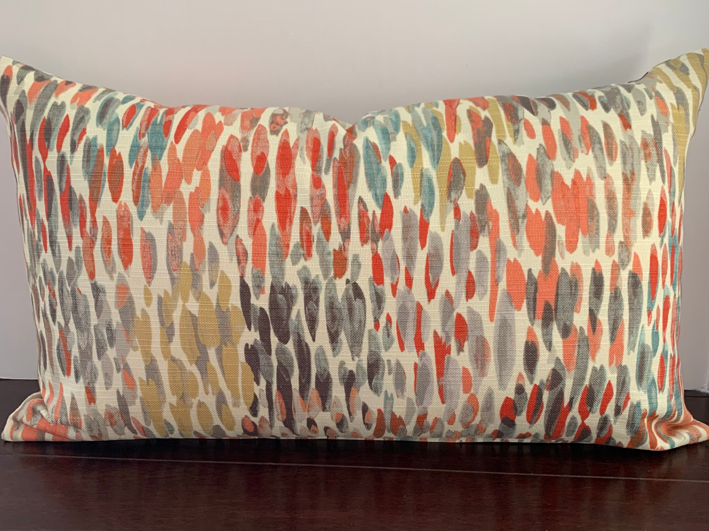 Multicolor Make It Rain Pillow Cover Etsy