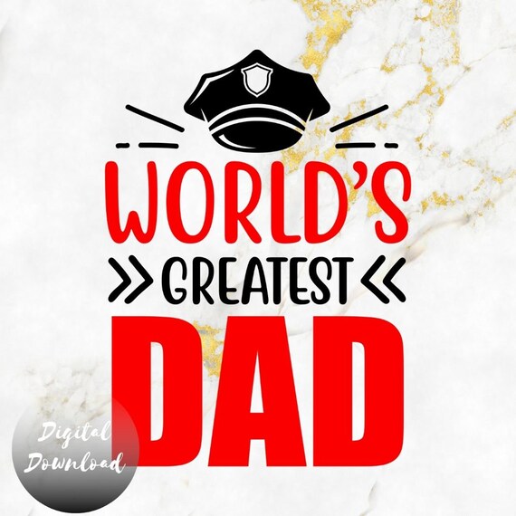 World's Greatest Dad SVG and PNG File Cut File Etsy