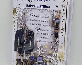 HUSBAND BIRTHDAY CARD.