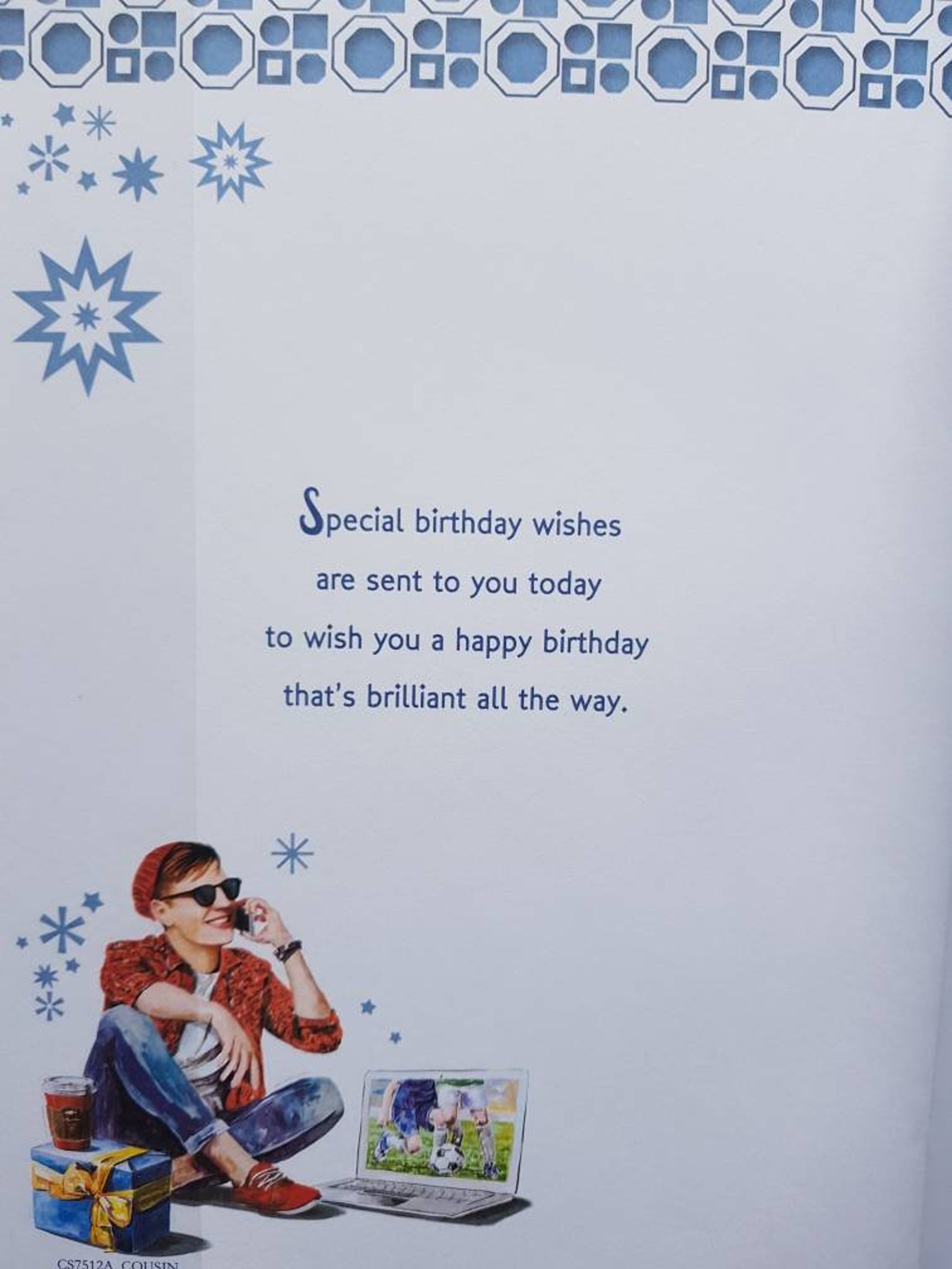 Large Cousin Male Birthday Card. | Etsy