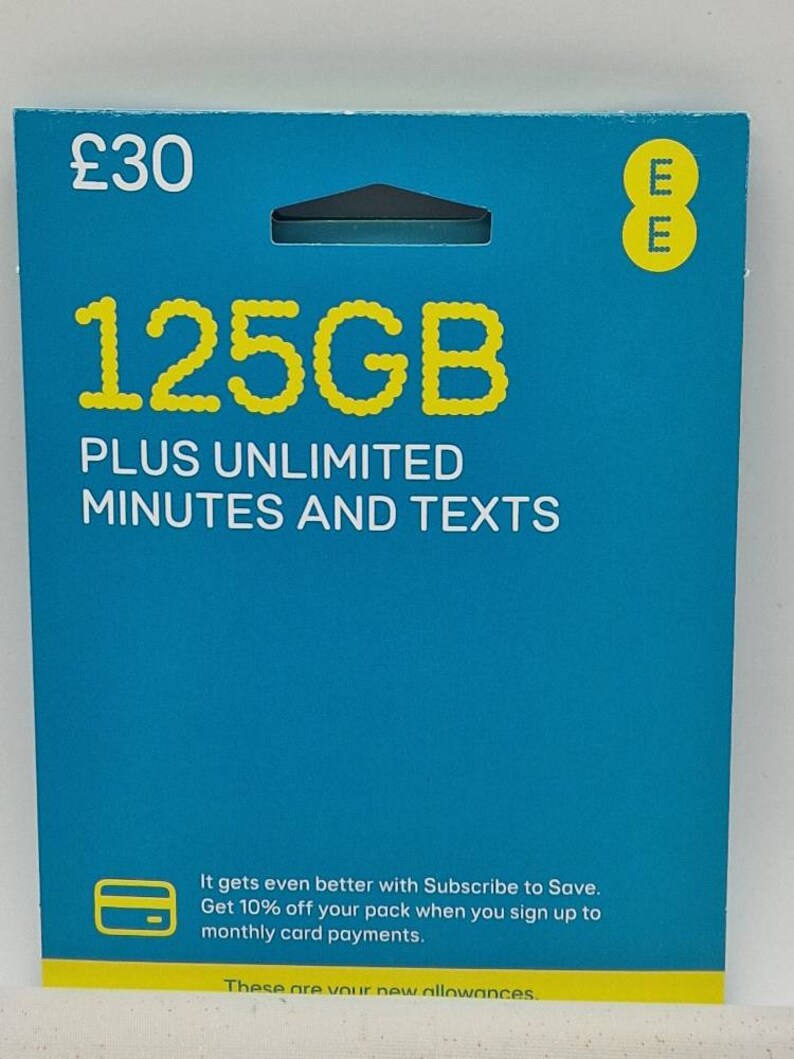 EE Pay As You Go Sim Card. image 1