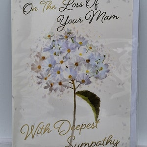 MAM SYMPATHY CARD. image 1