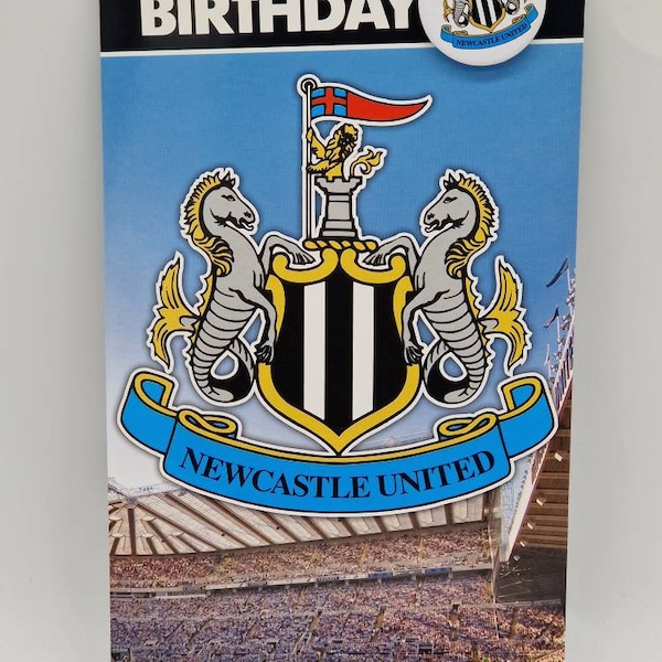 Newcastle United Birthday Cards Etsy UK