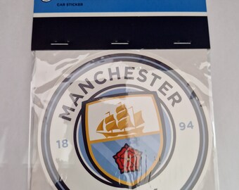 MANCHESTER CITY Football Club Official  Car Sticker.