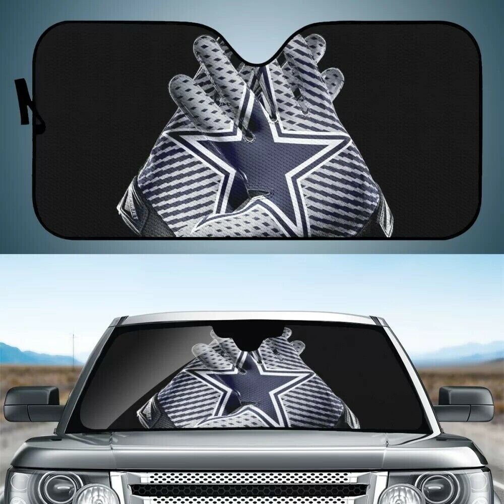 Dallas Cowboys Sun Visors Sunshade Car Truck Front Window Etsy