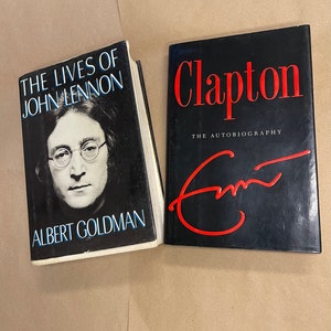 The Lives of John Lennon by Abert Goldman 1988 & a free bonus book to be included.