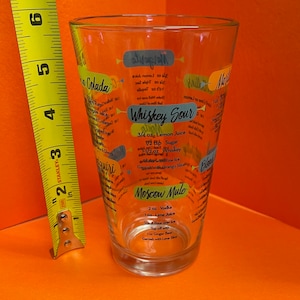 Cocktail mixing glass, retro