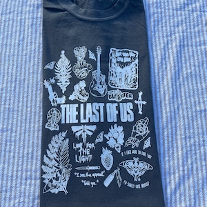 TLOU Doodle Shirt/Ellie Williams/Joel Miller