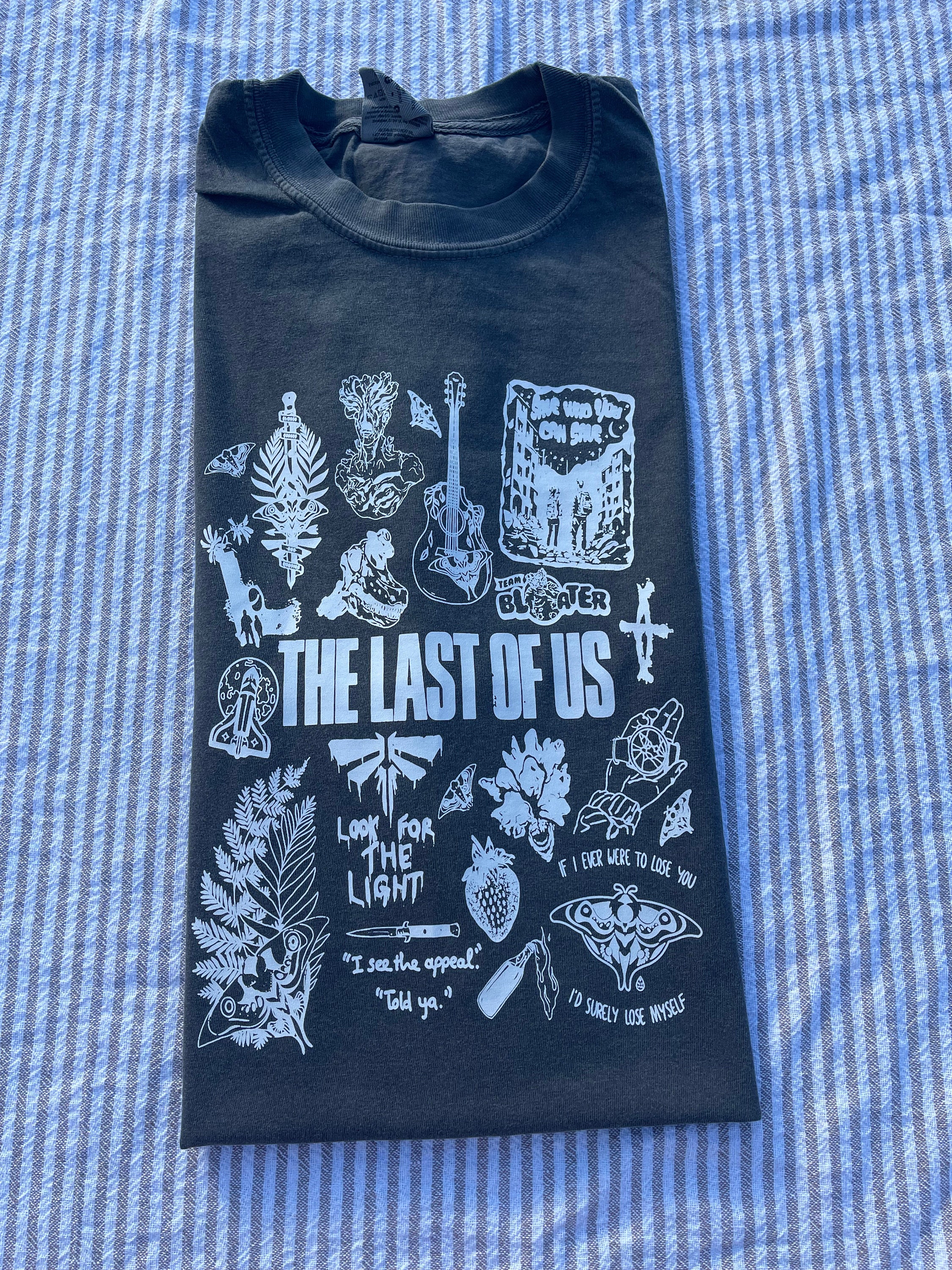 TLOU Doodle Shirt/ellie Williams/joel Miller - Etsy
