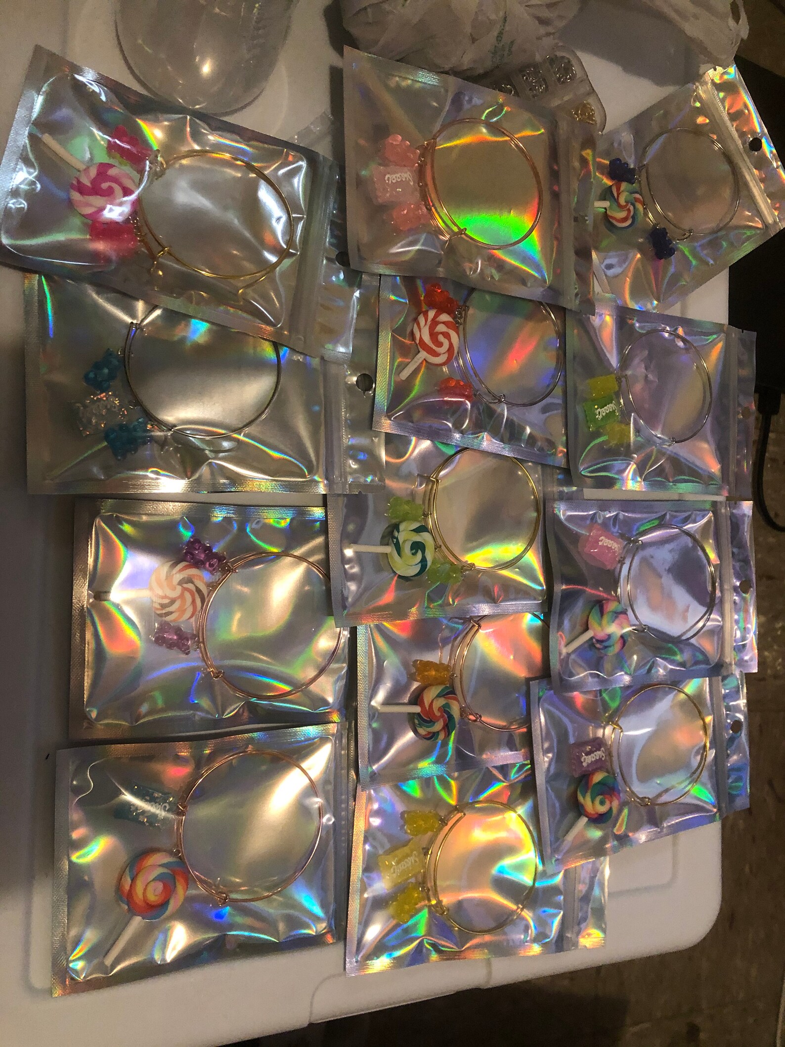 Candy charm bracelet Etsy