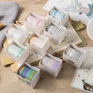 Floral Thin Washi Tape, Cute Floral Thin Washi Tape for crafting and scrapbooking 5mm in diameter|2m in length