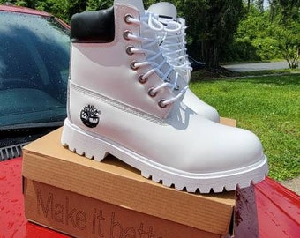 Custom Timberland Boots - Etsy