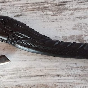 Viking Axe With Engraved Handle