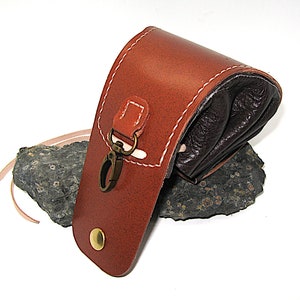 Leather Pouch Leather Coin Pouch Leather Drawstring Bags Coin Pouch Medicine Bag Jewelry Bag Ammo bag Dice Pouch image 5