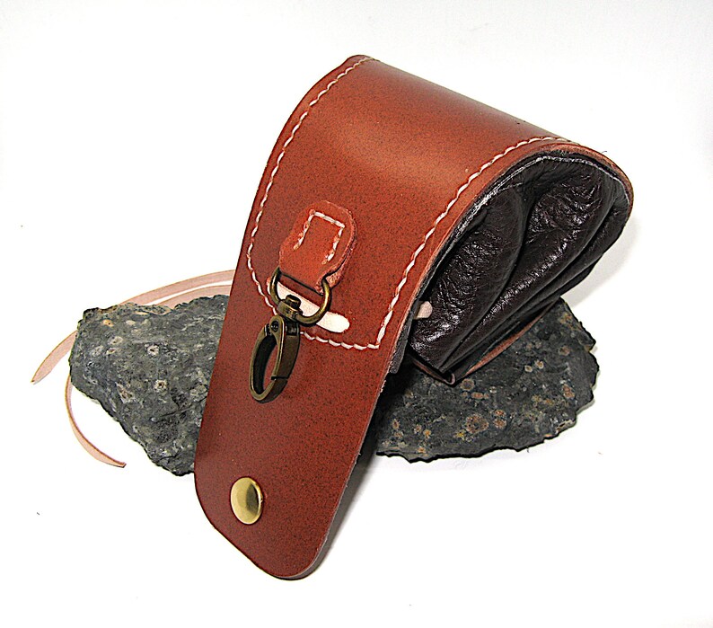 Leather Pouch Leather Coin Pouch Leather Drawstring Bags Coin Pouch Medicine Bag Jewelry Bag Ammo bag Dice Pouch image 5