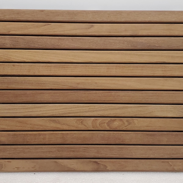 Teak Shower Mat Etsy