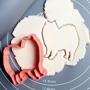 American Eskimo Dog Cookie Cutter - Fondant Cutter Outline #2