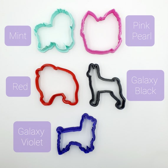 Samoyed Cookie Cutter Fondant Cutter Outline Etsy