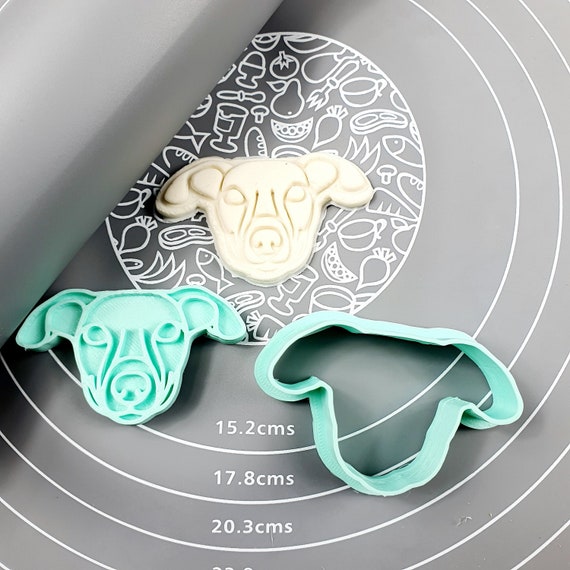 Sheep Face Cookie Cutter, Stamp