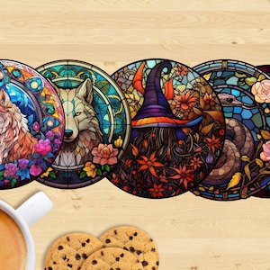 Wizard Houses Coasters*Ceramic Sublimation Coasters* – Tiffanis