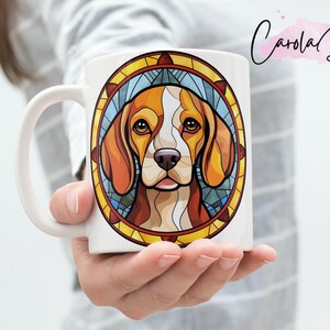 Beagle Mug - Created Using Sublimation Method, Unique Gift for Beagle Lovers #2