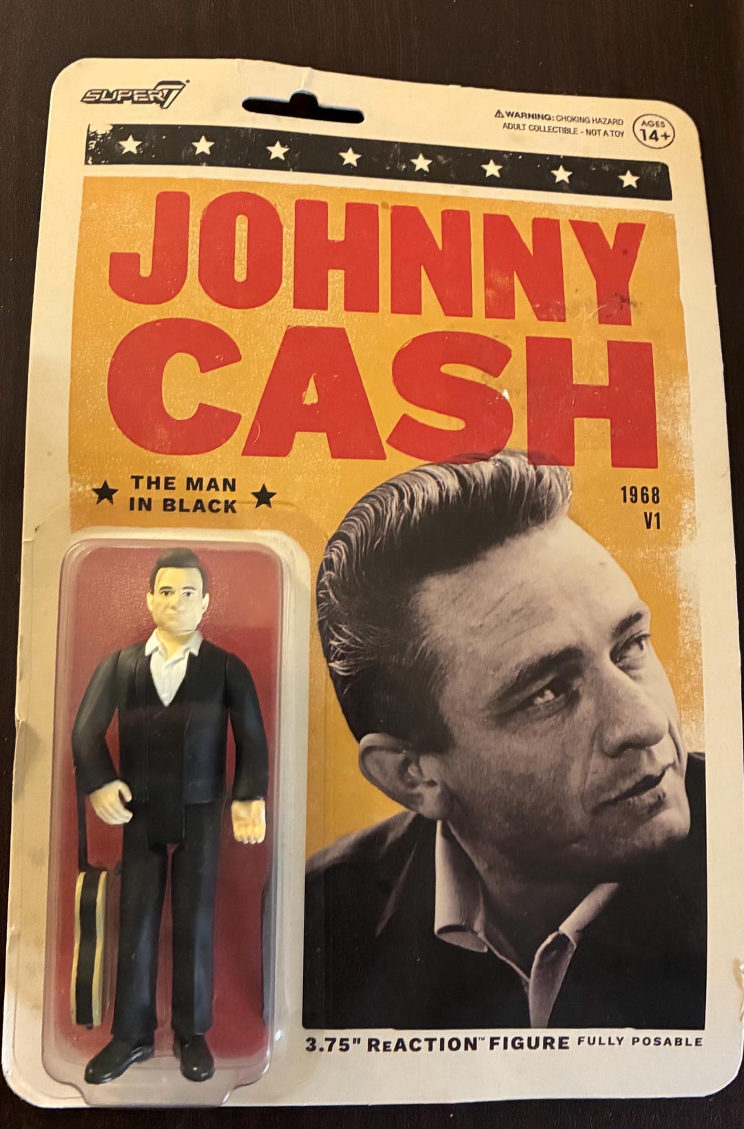 Super7 the Man in Black JOHNNY CASH Reaction Figure - Etsy